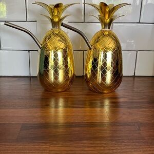 Pineapple Tumbler set (2). Brand New Never Used
